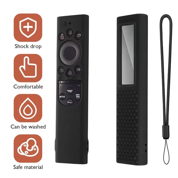 Силиконовый чехол для пульта Samsung Eco Remote с ремешком