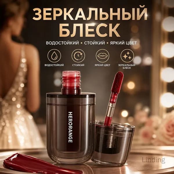 Зеркальная жидкая помада R564