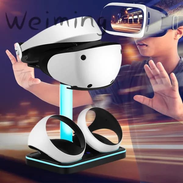 Док-станция для зарядного устройства с двумя контроллерами PS VR2