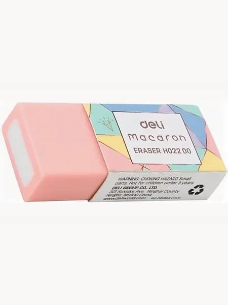 Ластик Deli Macaron 50х20х11мм