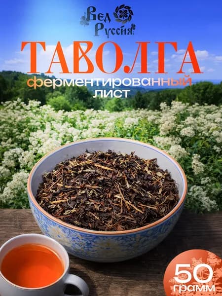 Ферментированный лист Таволги (Лабазник, трава) "ВЕДРУССИЯ", 50г