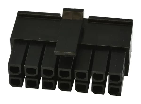 43025-1400, Корпус разъема двухрядный, Серия Micro-Fit 3.0, Гнездо, 14 контактов, 3 мм, производитель Molex