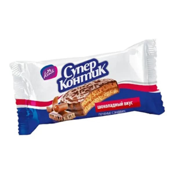 Печенье Konti Супер Контик сэндвич в шоколаде 100 г