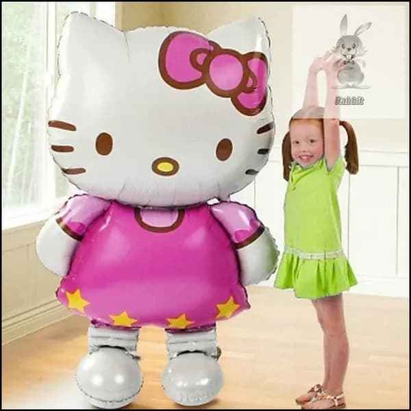 Воздушные шары Hello Kitty,для девочек на день рождения,1шт,116x66cm
