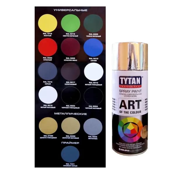 Краска аэрозольная акриловая Tytan Art of the Colour (400мл) синий RAL 5010