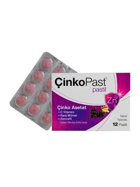 Cinkopast (Чинкопаст) Пастилки с мятой, имбирем и бузиной, 12 шт