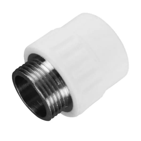 Муфта PP-R комбинированная белая НР Дн 25х1/2" VALFEX 10130125