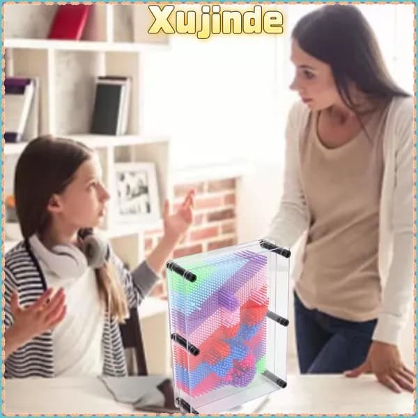 3D-игрушка для пин-арта Радужная прозрачная граница