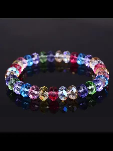 Браслет KAIGOTOQIGO из искусственного хрусталя multicolor
