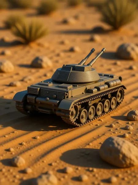 Модель немецкой зенитки Flakpanzer IV Kugelblitz - 1/100