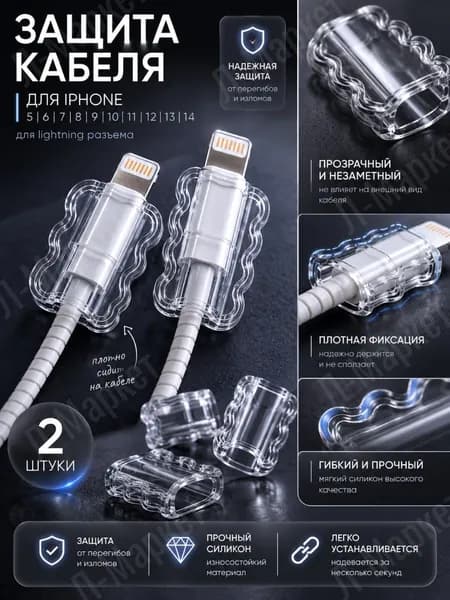 Защита кабеля IPHONE