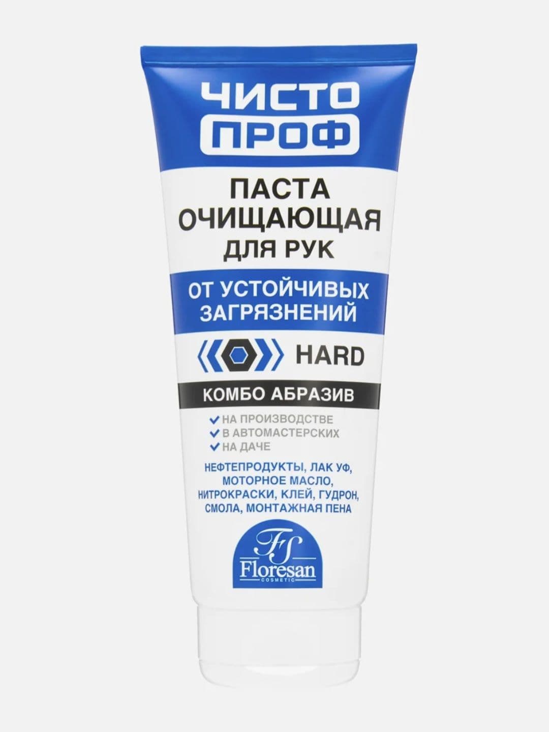 Очищающая паста для рук от устойчивых загрязнений FLORESAN hard