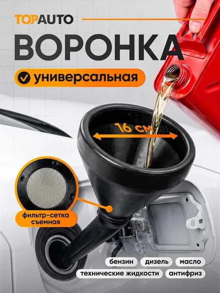 Воронка гибкая автомобильная
