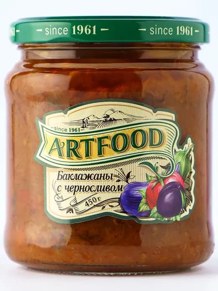 Баклажаны с черносливом ArtFood, 450 г