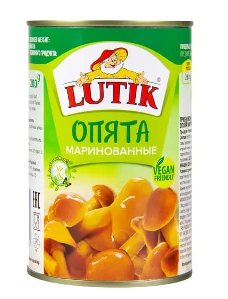Опята маринованные Lutik, 425 мл