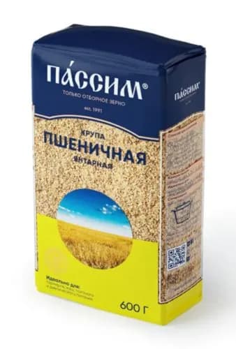 Пассим Пшеничная крупа, 600г