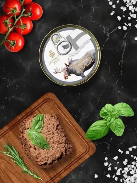 Паштет из мяса лося "Финские традиции" 200 г