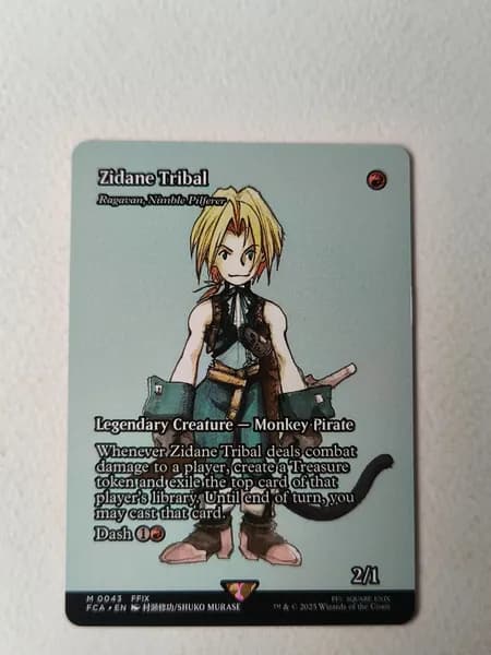 Портативные карты MTG Высококачественные карты Final Fantasy без фольги племени Зидан43