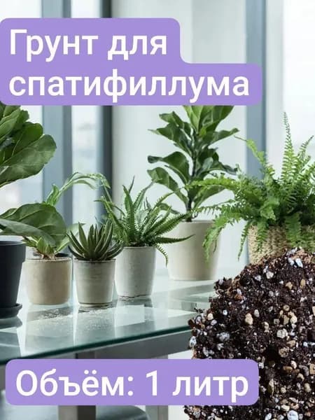 Грунт для Спатифиллума, 1 литр