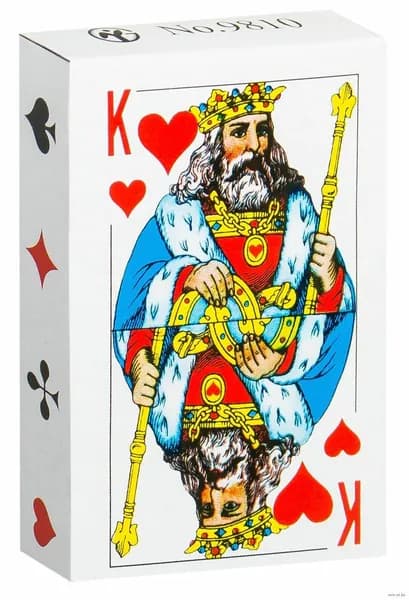 Карты игральные бумажные (54 карта), 8 шт.
