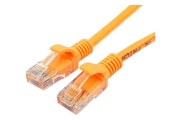 Патч-корд Cablexpert UTP кат.5e, 0.25м, литой, многожильный оранжевый PP12-0.25M/O