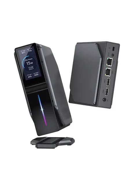 Мини-ПК (Intel N150, RAM 16 ГБ, SSD 500 ГБ, Intel HD Graphics, Windows)