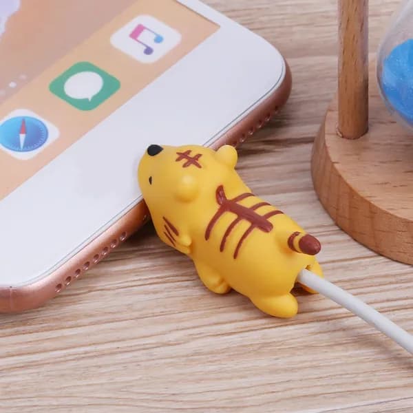Защитный чехол для USB-кабеля в виде животного