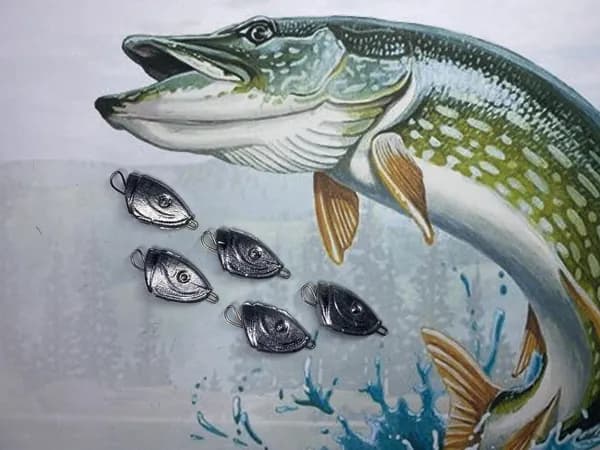 Разборные чебурашки (рыбья голова) 16 гр. 1 пачка/5 штук