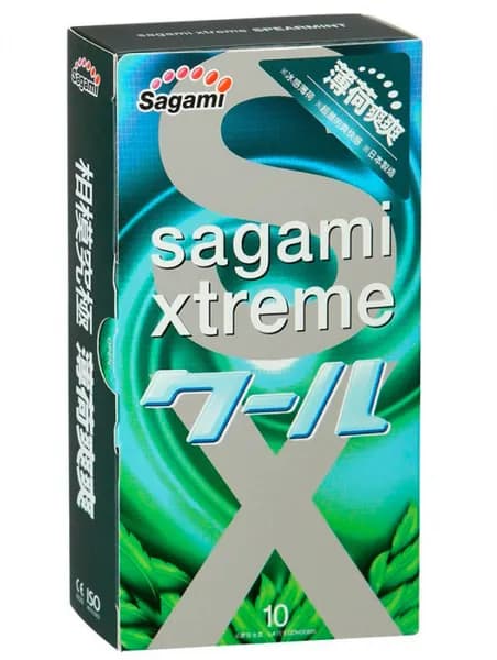 Презервативы Xtreme Mint с ароматом мяты - 10 шт.