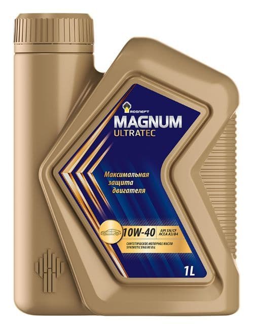 Rosneft Magnum Ultratec 10W-40 Масло моторное, Синтетическое, 1 л
