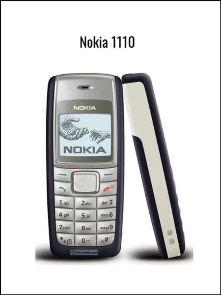 Мобильный телефон Nokia 1110, черный