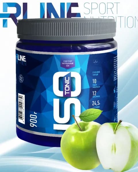 Изотоник Rline Isotonic 900 г/ Яблоко