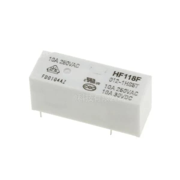 Реле электромеханическое HF118F 012-1HS5T 4 контакта Нормально открытое (НО)