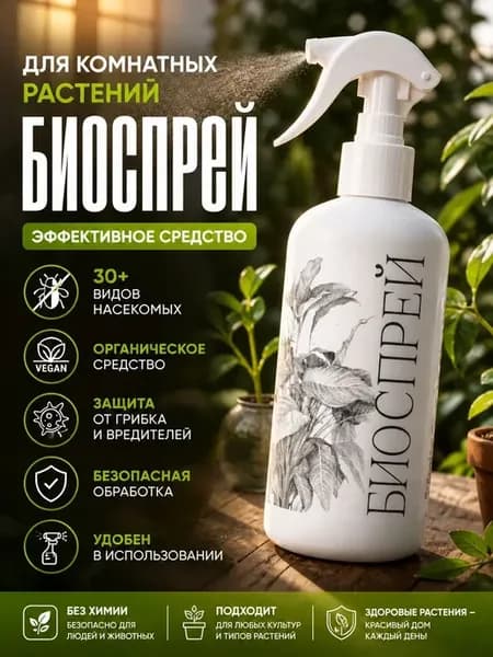 Средство от насекомых для комнатных растений биоспрей 500