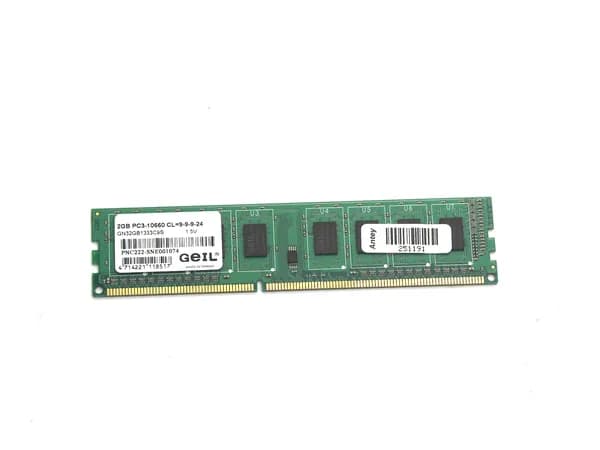 GeIL Оперативная память DIMM DDR3 DDR3, 1333 МГц, 1 x 2 ГБ (GN32GB1333C9S)