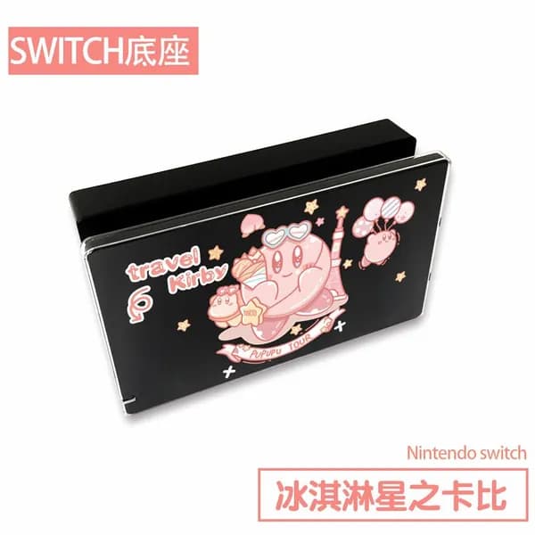 Прозрачный жесткий чехол для OLED, сумка хранения Kirby, прозрачная подставка Switch