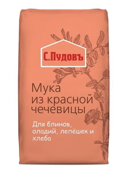 Мука С.Пудовъ чечевичная, 500 г