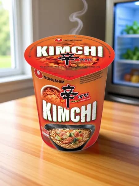 Лапша быстрого приготовления Nongshim Шин Рамён со вкусом кимчи 70 г, Южная Корея