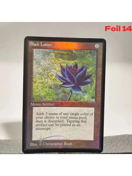 Набор легендарных фольгированных карт: Black Lotus, Gilded Drake, Leovold и другие жемчужины (UMA, SLC)