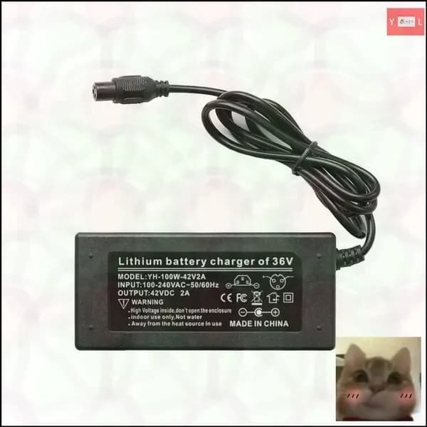 Зарядное устройство для гироскутера 42V/2A (Универсальное)-скидка