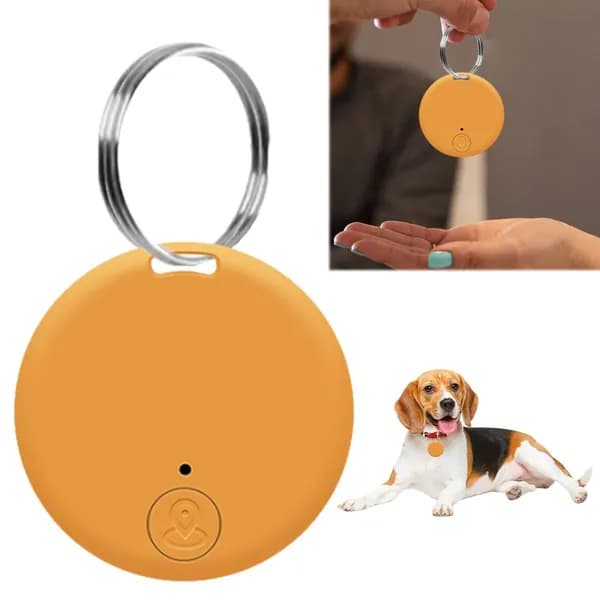Круглый Bluetooth-трекер с двусторонним оповещением, дистанционной съёмкой и геолокацией