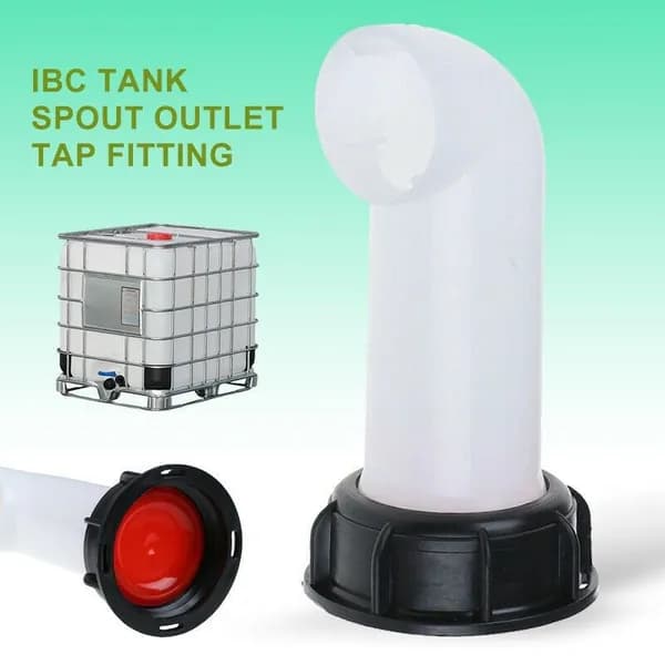 Выходной патрубок для IBC-резервуара, кран для воды, масла, топлива, дизельного топлива, форсунка для заливки.