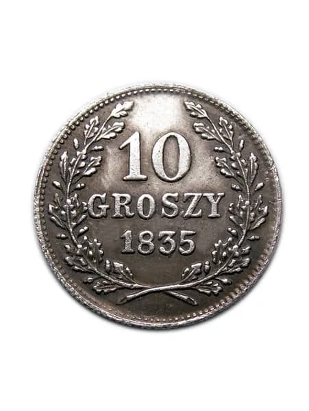 10 грошей 1835 Свободный город Краков Польша