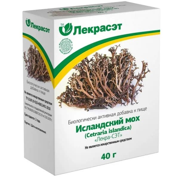 Лекра-СЭТ Исландский мох, 40 г
