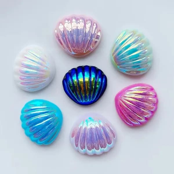 10pcs смола / жемчужные раковины DIY Ювелирные украшения аксессуары