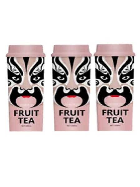 Напиток Zhenchun Fruit Tea Чай фруктовый Лавровишня и Жасмин, 3 шт по 490 мл