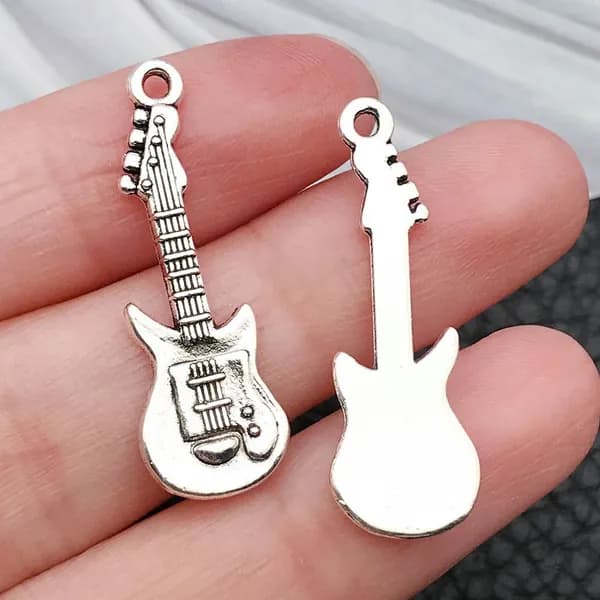 Ретро-подвеска с музыкальным символом музыкального инструмента 10pcs