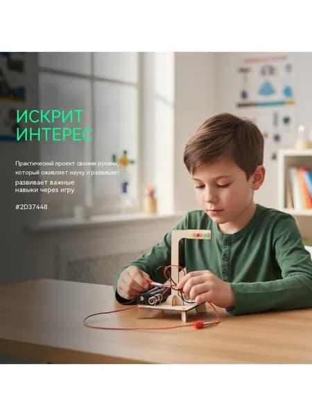 Модель светофора для самостоятельного обучения "Сделай сам"