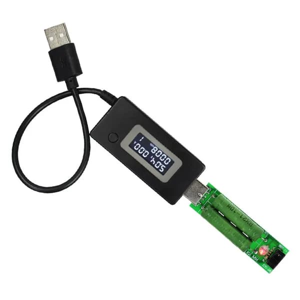 Тестер зарядки по напряжению USB, ЖК-дисплей для контроля емкости внешнего аккумулятора