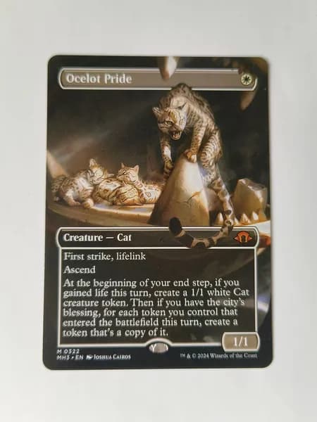 Портативные карты MTG Очелот Гордость Настройка и прокси Высокое качество без фольги